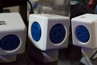 PowerCube Original 4 Outlets 2 USB cryovex header