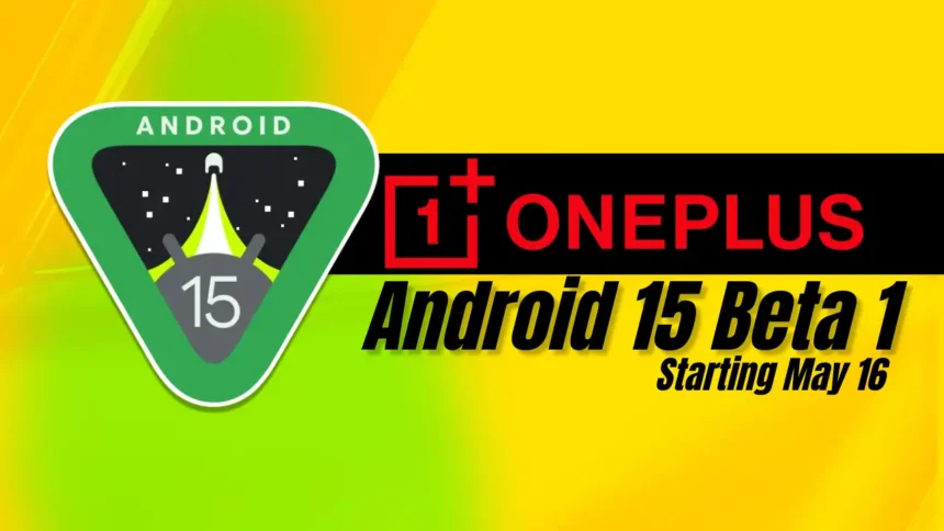 OnePlus 12 and OnePlus Open smartphones showcasing the new Android 15 Beta 1 update features like improved low-light photography and in-app camera controls.