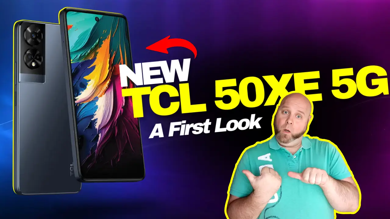 TCL 50XE 5G Smartphone - New 5G Phone with NXTPAPER Display Technology