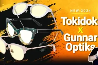 Tokidoki x Gunnar Optiks glasses from the summer 2024 collection featuring the SANDy, Donutella, and Cotton Candy Carnival styles with vibrant colors and designs.